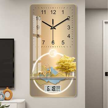 Seinaline kell kalendri ja termomeetriga, vaikne liikumine, näitajad + numbrid, vaigukorpus