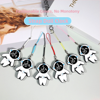 Ключодържател с електронен часовник за ученици със светещ цифров дисплей, водоустойчив до 10 м, електронен ход