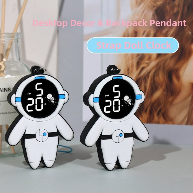 Ключодържател с електронен часовник за ученици със светещ цифров дисплей, водоустойчив до 10 м, електронен ход