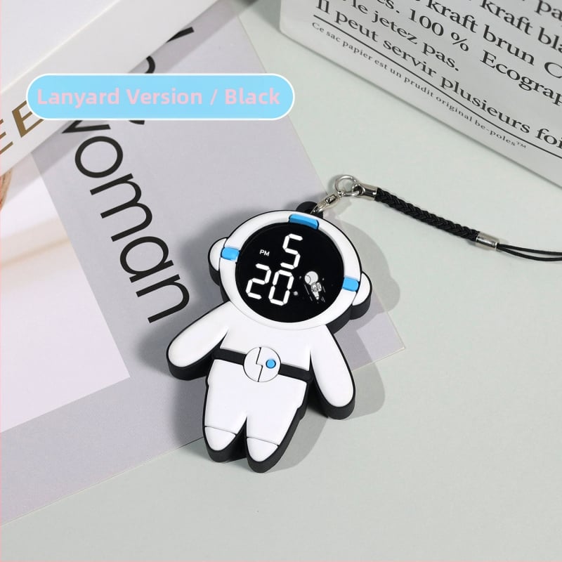Ключодържател с електронен часовник за ученици със светещ цифров дисплей, водоустойчив до 10 м, електронен ход