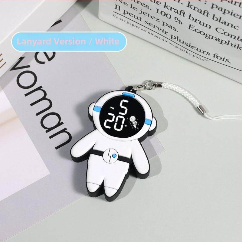 Ключодържател с електронен часовник за ученици със светещ цифров дисплей, водоустойчив до 10 м, електронен ход