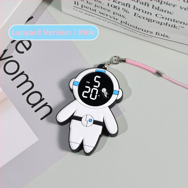 Ключодържател с електронен часовник за ученици със светещ цифров дисплей, водоустойчив до 10 м, електронен ход