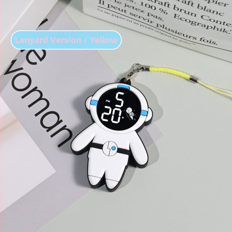 Ключодържател с електронен часовник за ученици със светещ цифров дисплей, водоустойчив до 10 м, електронен ход