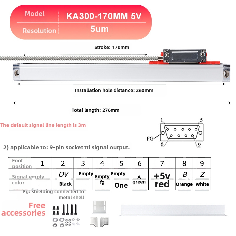 Yiyi electronic cu afișaj digital – senzor de deplasare de înaltă precizie, rezoluție 0,005 mm, potrivit pentru freze, strunguri și mașini de rectificat