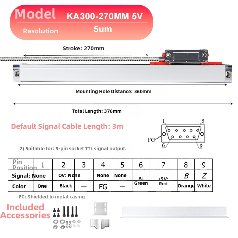 Yiyi electronic cu afișaj digital – senzor de deplasare de înaltă precizie, rezoluție 0,005 mm, potrivit pentru freze, strunguri și mașini de rectificat