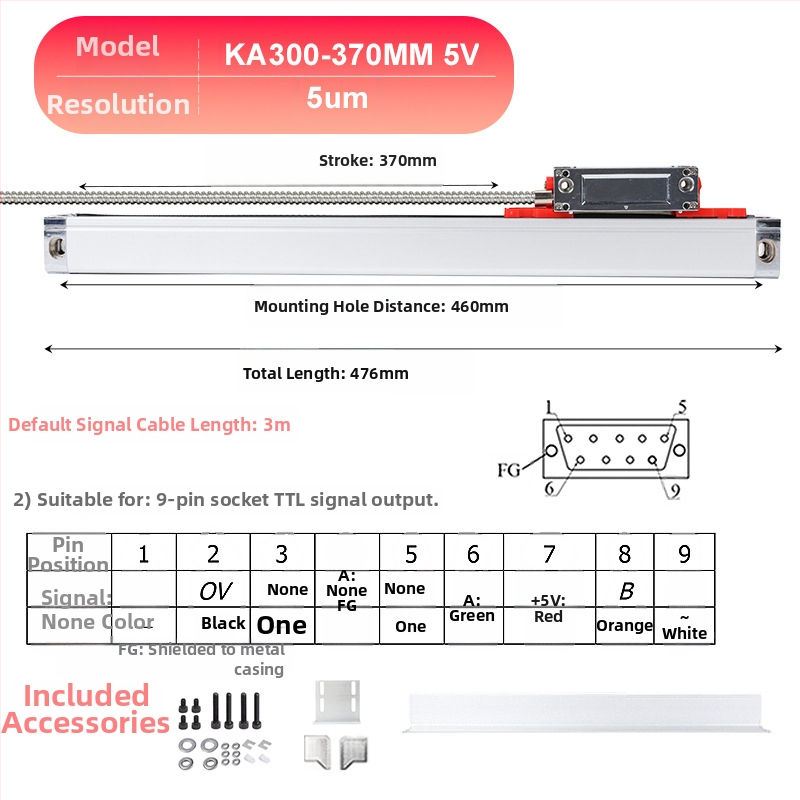 Yiyi electronic cu afișaj digital – senzor de deplasare de înaltă precizie, rezoluție 0,005 mm, potrivit pentru freze, strunguri și mașini de rectificat