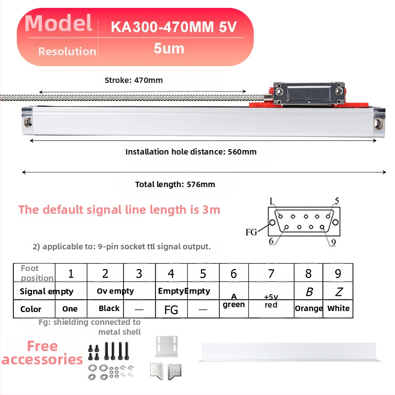 Yiyi electronic cu afișaj digital – senzor de deplasare de înaltă precizie, rezoluție 0,005 mm, potrivit pentru freze, strunguri și mașini de rectificat