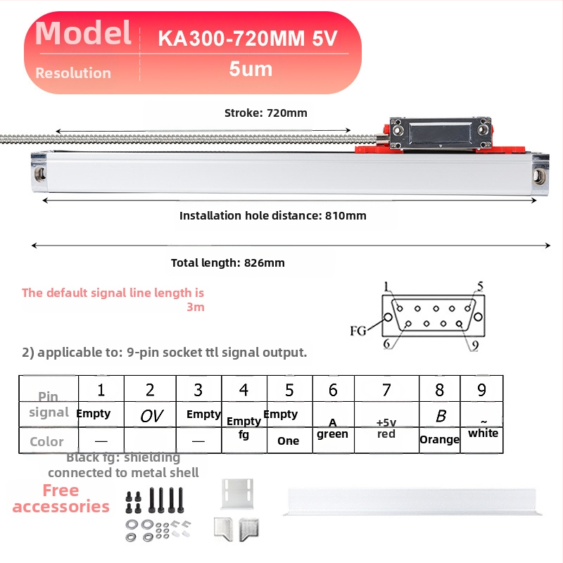 Yiyi electronic cu afișaj digital – senzor de deplasare de înaltă precizie, rezoluție 0,005 mm, potrivit pentru freze, strunguri și mașini de rectificat