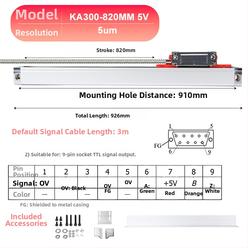 Yiyi electronic cu afișaj digital – senzor de deplasare de înaltă precizie, rezoluție 0,005 mm, potrivit pentru freze, strunguri și mașini de rectificat