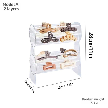 Akrilo juvelyrinių aksesuarų ekspozicijos stendas, skaidrus, vieno aukšto, sujungimo konstrukcija, mergaitiško stiliaus, palaiko etikečių žymėjimą