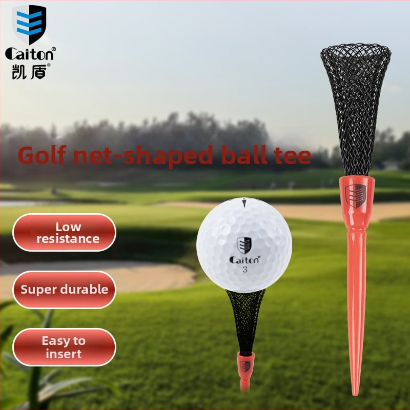 Caiton Γκολφ Σπίκς με Δίχτυ, Χαμηλή Αντίσταση, Υψηλός Ελαστικός Δέκτης Μπάλας, Προστασία Κλαμπ, Περιορισμένο Σκαλοπάτι Τι-Οφ