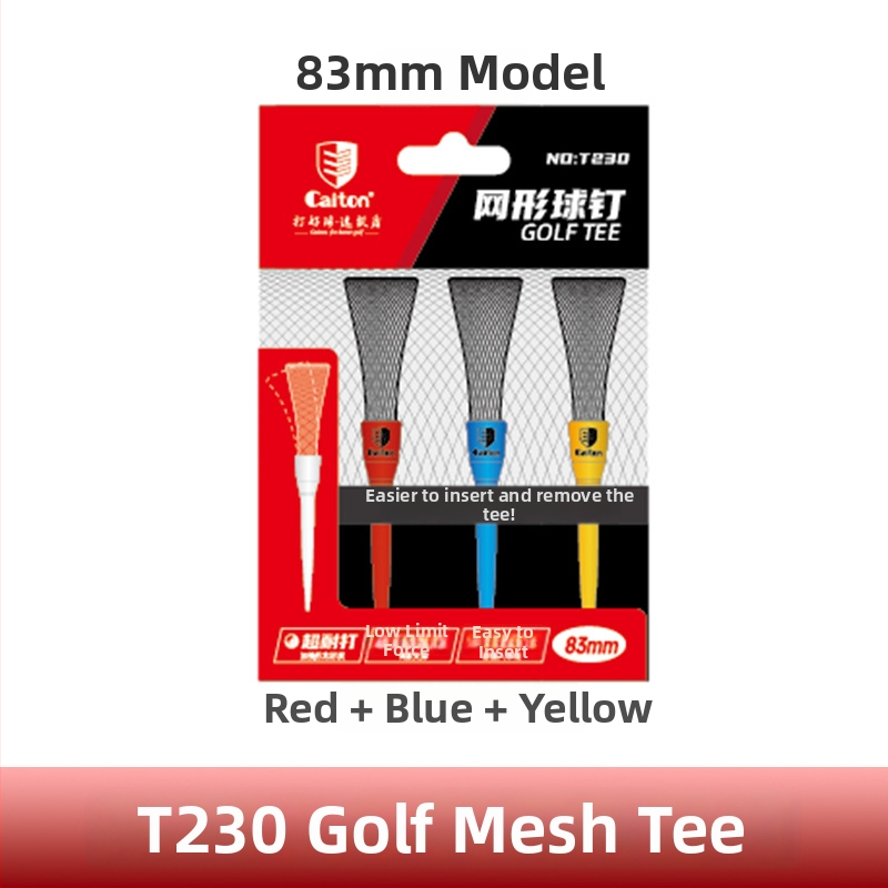 Caiton Γκολφ Σπίκς με Δίχτυ, Χαμηλή Αντίσταση, Υψηλός Ελαστικός Δέκτης Μπάλας, Προστασία Κλαμπ, Περιορισμένο Σκαλοπάτι Τι-Οφ