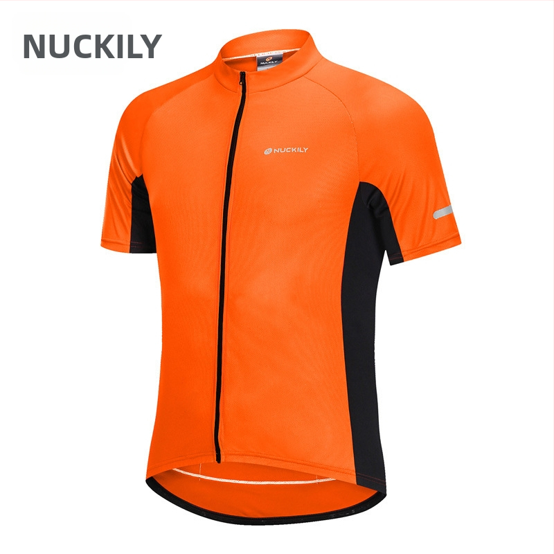 Unisex īsām piedurknēm velosipēdu krekls, režģa audums, mitrumu vadība