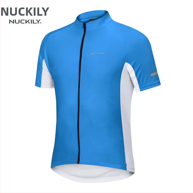 Unisex īsām piedurknēm velosipēdu krekls, režģa audums, mitrumu vadība