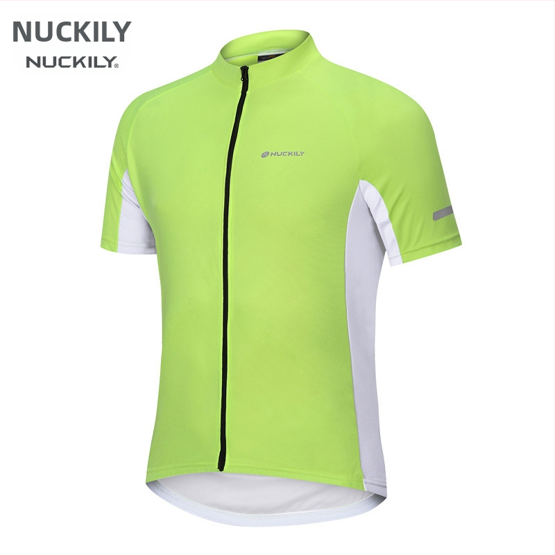 Unisex īsām piedurknēm velosipēdu krekls, režģa audums, mitrumu vadība