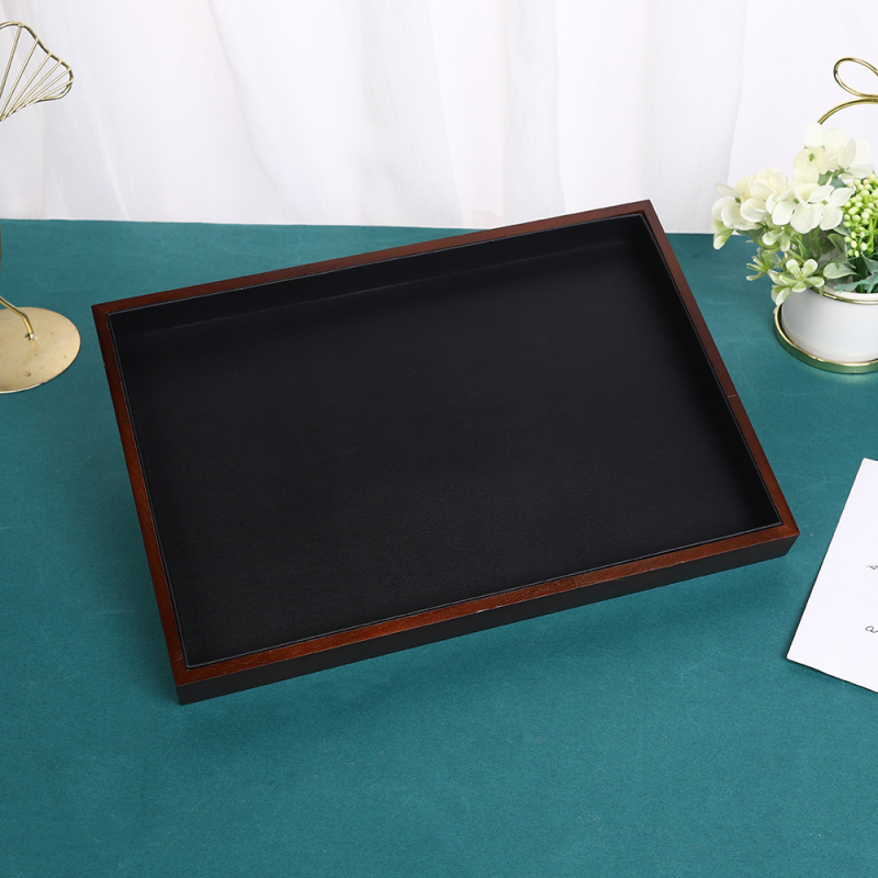 Valnutinio medžio papuošalų ekspozicijos lėkštė, stačiakampio stiliaus, sujungimo konstrukcija, Year of Prayer prekinis ženklas, vienas sluoksnis, kilmė: Jinhua