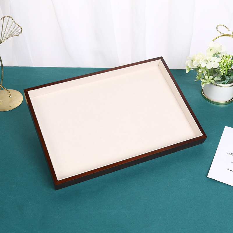 Valnutinio medžio papuošalų ekspozicijos lėkštė, stačiakampio stiliaus, sujungimo konstrukcija, Year of Prayer prekinis ženklas, vienas sluoksnis, kilmė: Jinhua