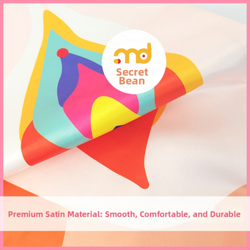 Satiinist voodi lõpu dekoratiivne šall, lihtne ja kaasaegne, hotellistiil