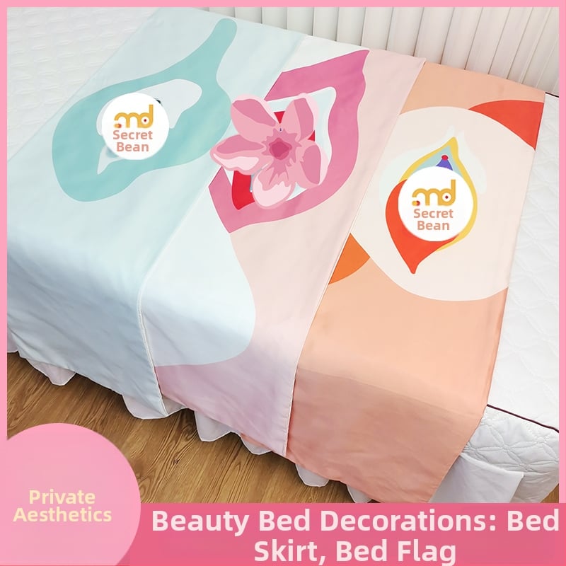 Satiinist voodi lõpu dekoratiivne šall, lihtne ja kaasaegne, hotellistiil