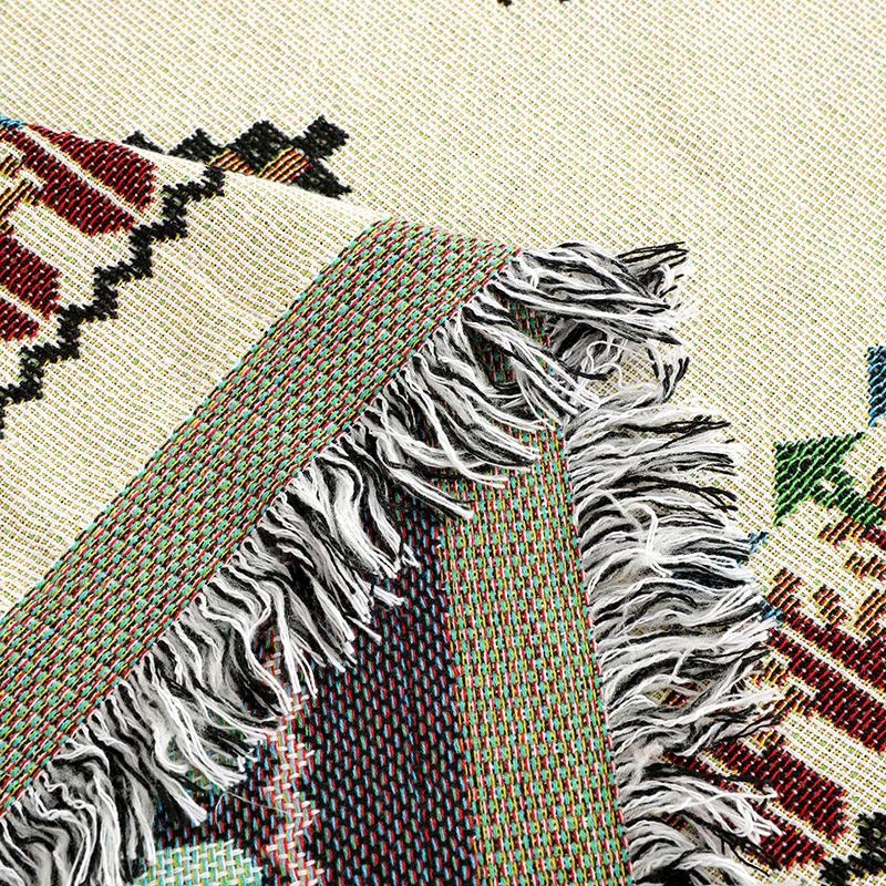 Boheemlase stiiliga polüesterist tekk, hotellistiil