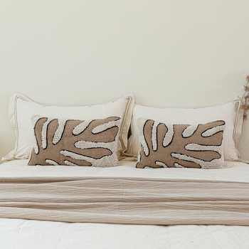 Neljaosaline voodipesu komplekt, Wabi-Sabi tekstuur, taimed ja lilled muster, hotellistiilis disain, logotüübi trükkimine saadaval