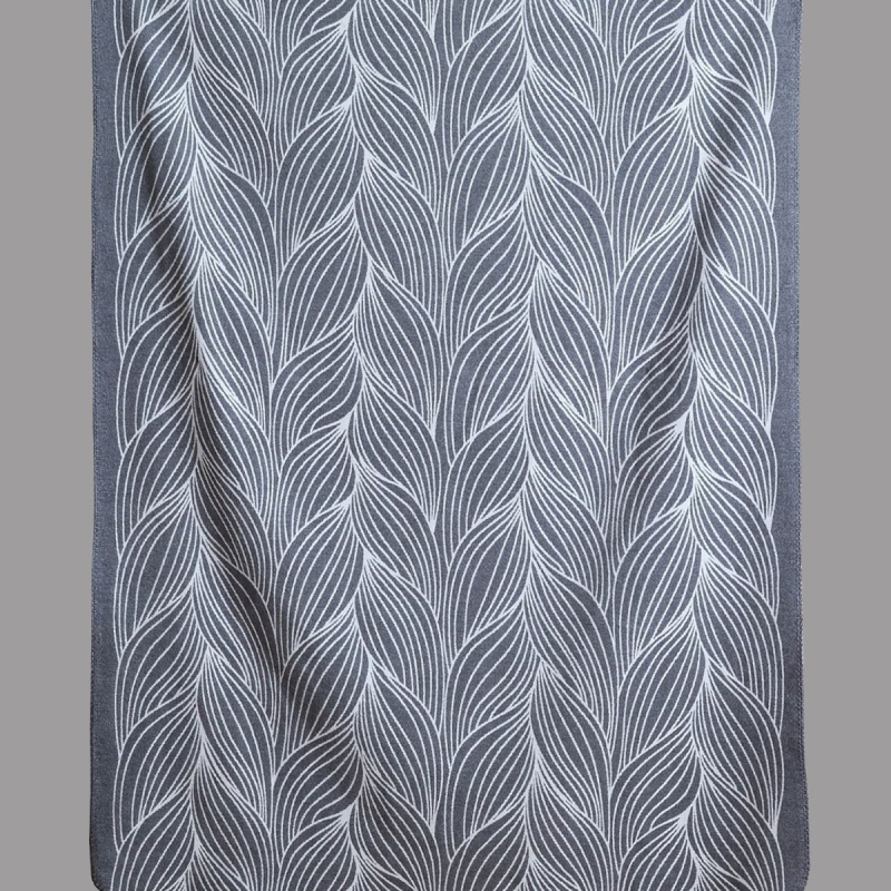 Skandinavski minimalistička pleteni deka za zimu, pamuk-akril smjesa, 450 g, geometrijski uzor