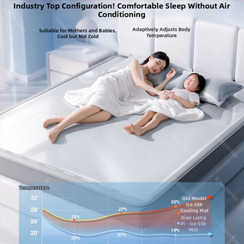 Half Crescent Moon Voodi matt Ice Silk + Rattan, Premium, Kokkuklapitav, Tikand, Moodne Minimalism