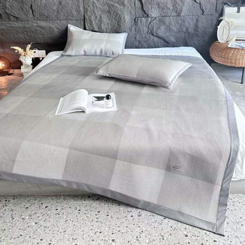 Ice Silk Vine Mat Kit, Kokkuvoldatud Moodne Stiil, Jacquard Kudumine