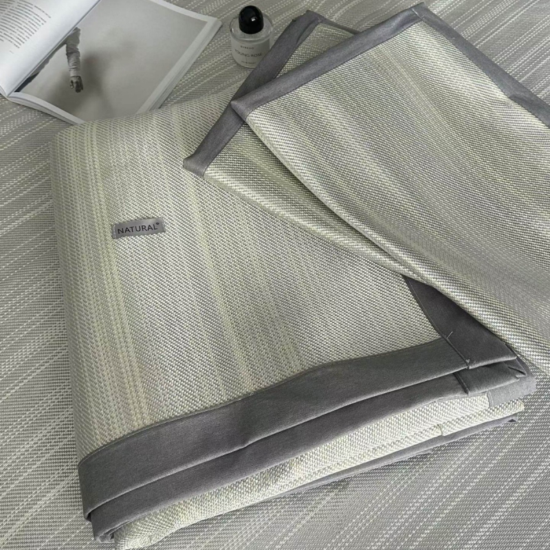 Ice Silk Vine Mat Kit, Kokkuvoldatud Moodne Stiil, Jacquard Kudumine