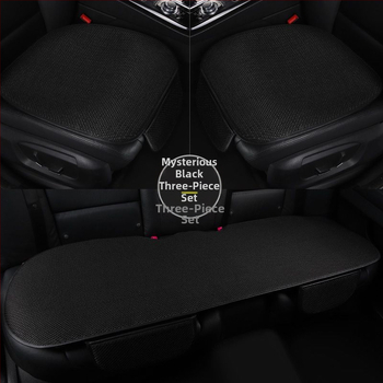 Автомобилна седалкова възглавница с охлаждащ Ice Silk мат, универсална за четири сезона и покритие за задната седалка. Марка: Hushi shangpin. Материал: Ice silk; произход: Хебей; спецификация: General.