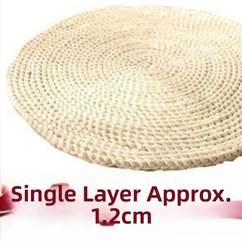 Perna în formă U, stil japonez, umplutură din fibre de mătase, model cu plante, design modern minimalist