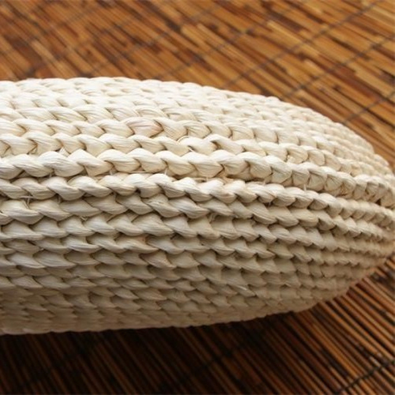 Perna în formă U, stil japonez, umplutură din fibre de mătase, model cu plante, design modern minimalist