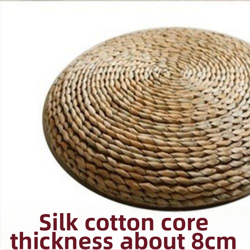 Perna în formă U, stil japonez, umplutură din fibre de mătase, model cu plante, design modern minimalist