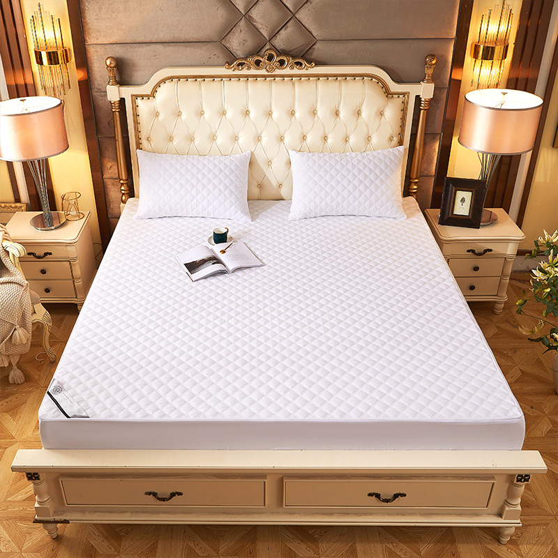 Trami shish cearșaf cu elastic pentru pat, fibră sintetică, model solid, imprimare reactivă și vopsire