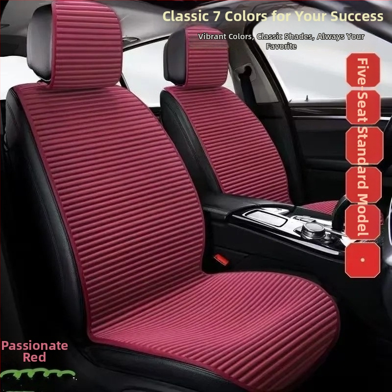 Kravas automašīnas sēdekļa spilvens – pildījums no zoss pūkas, virsma no akrila šķiedras, vasaras elpojošs, universāls piecām vietām