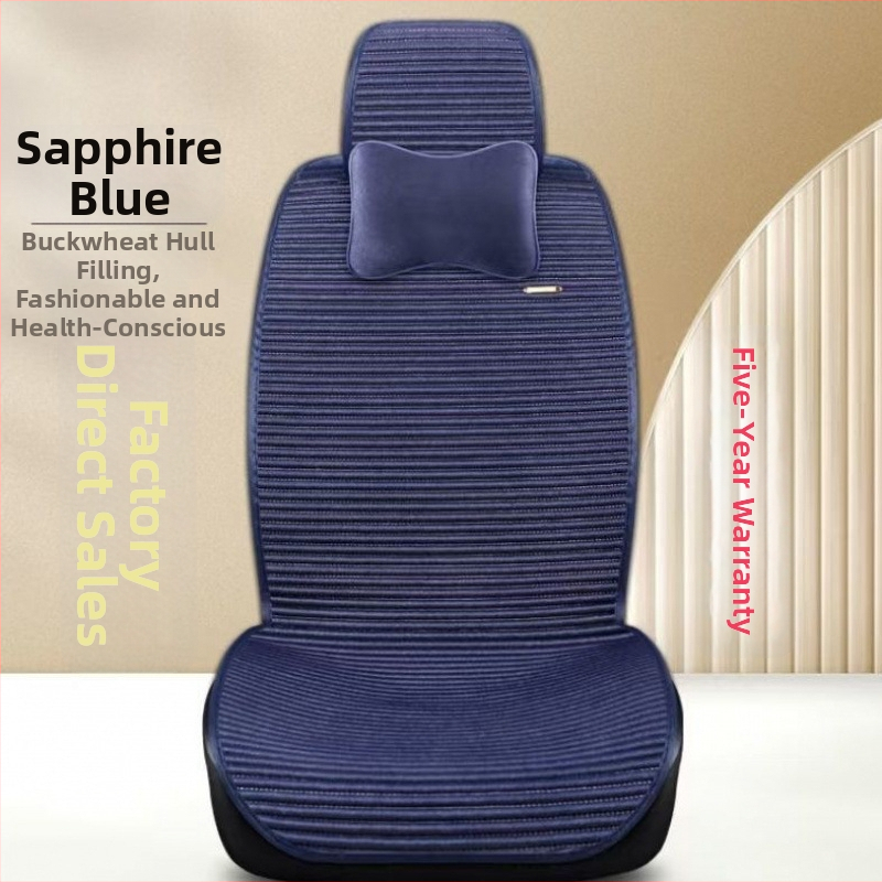 Kravas automašīnas sēdekļa spilvens – pildījums no zoss pūkas, virsma no akrila šķiedras, vasaras elpojošs, universāls piecām vietām