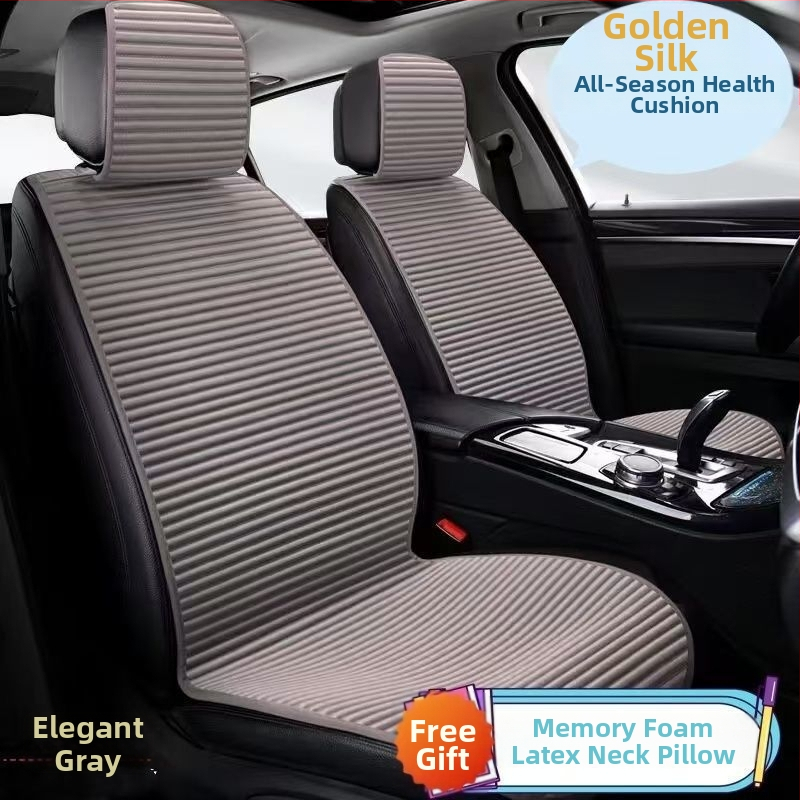 Kravas automašīnas sēdekļa spilvens – pildījums no zoss pūkas, virsma no akrila šķiedras, vasaras elpojošs, universāls piecām vietām