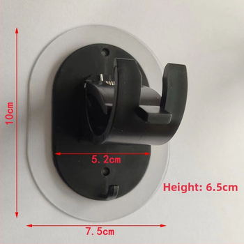 Kleepkonks kardinastangi jaoks, ABS, üks konks, kaasaegne minimalistlik stiil, kandevõime 1–3 kg