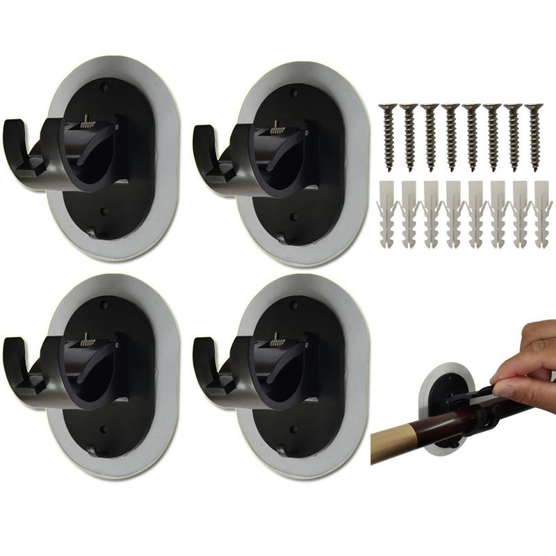 Kleepkonks kardinastangi jaoks, ABS, üks konks, kaasaegne minimalistlik stiil, kandevõime 1–3 kg