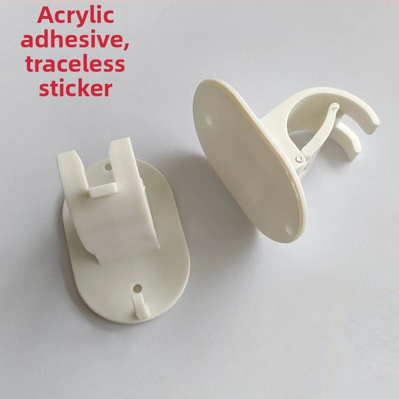 Kleepkonks kardinastangi jaoks, ABS, üks konks, kaasaegne minimalistlik stiil, kandevõime 1–3 kg