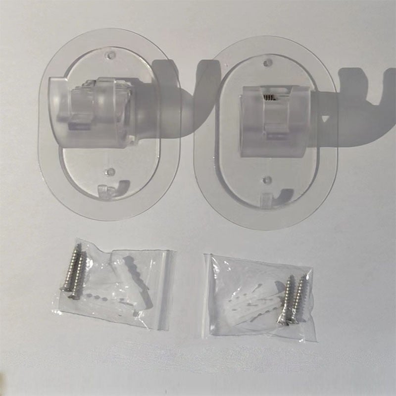 Kleepkonks kardinastangi jaoks, ABS, üks konks, kaasaegne minimalistlik stiil, kandevõime 1–3 kg