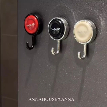 Κρεμάστρα πόρτας με ισχυρή κόλλα, χωρίς διάτρηση, για κουζίνα και μπάνιο, μονός γάντζος, πλαστικό κατάλληλο για τρόφιμα, μέγιστο φορτίο 2 kg