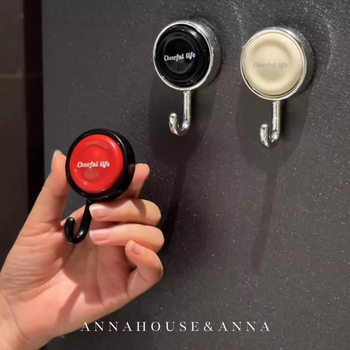 Κρεμάστρα πόρτας με ισχυρή κόλλα, χωρίς διάτρηση, για κουζίνα και μπάνιο, μονός γάντζος, πλαστικό κατάλληλο για τρόφιμα, μέγιστο φορτίο 2 kg