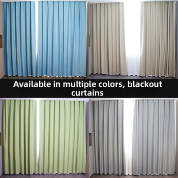 Draperie blackout Nordic din țesătură compozită, șină roman perforată, umbrire 71–90%, potrivită pentru living și dormitor.