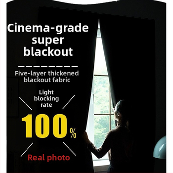 Draperie blackout Nordic din țesătură compozită, șină roman perforată, umbrire 71–90%, potrivită pentru living și dormitor.