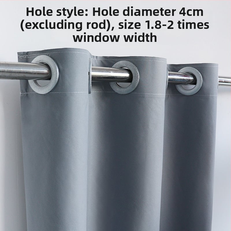 Draperie blackout Nordic din țesătură compozită, șină roman perforată, umbrire 71–90%, potrivită pentru living și dormitor.