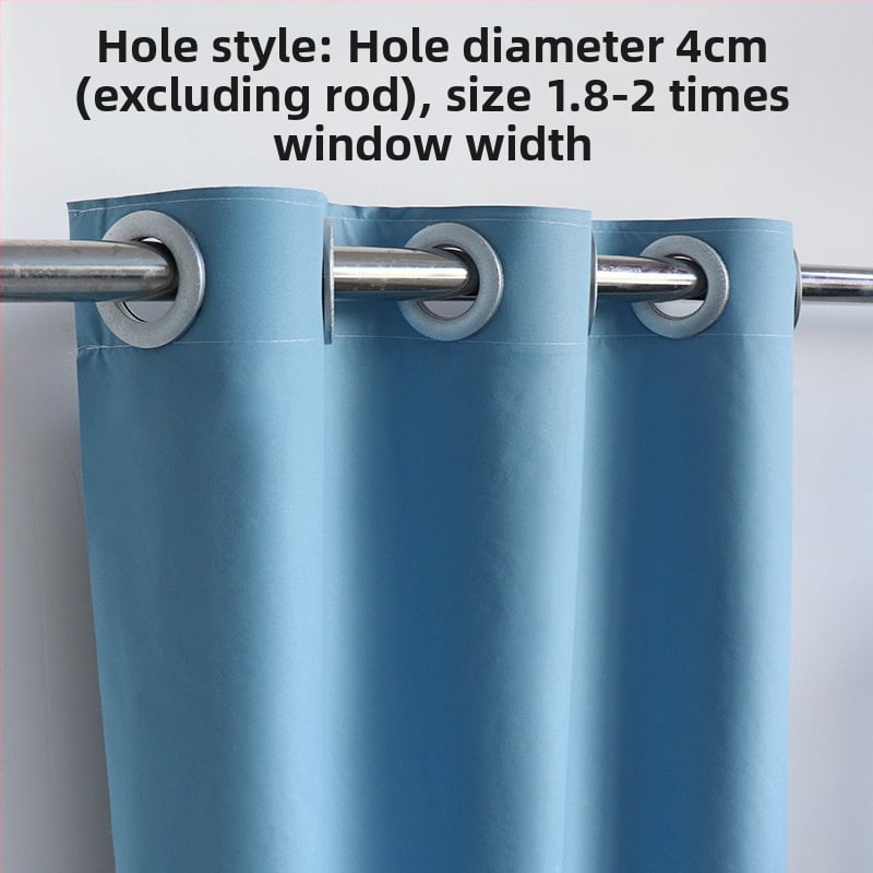 Draperie blackout Nordic din țesătură compozită, șină roman perforată, umbrire 71–90%, potrivită pentru living și dormitor.