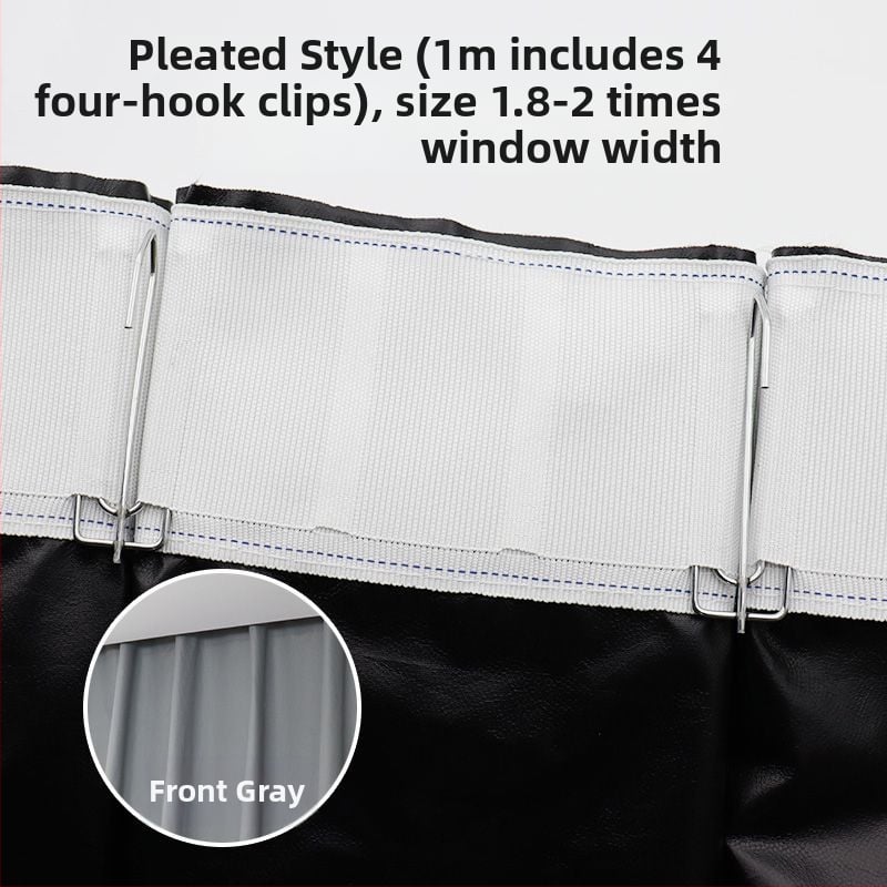 Draperie blackout Nordic din țesătură compozită, șină roman perforată, umbrire 71–90%, potrivită pentru living și dormitor.