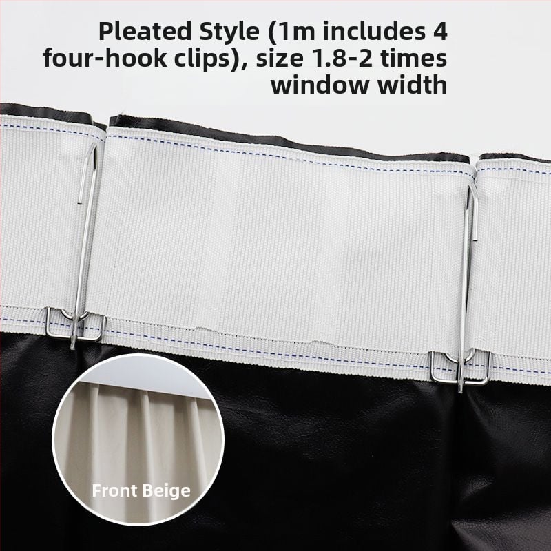 Draperie blackout Nordic din țesătură compozită, șină roman perforată, umbrire 71–90%, potrivită pentru living și dormitor.