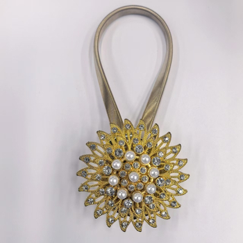 Завесна катарама от сплав с магнит, пружина и ABS вложка — модерен минимализъм